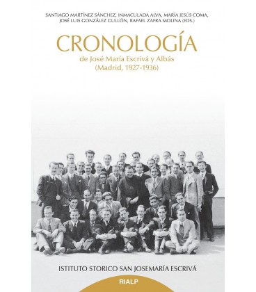 CRONOLOGIA DE JOSE MARIA ESCRIVA Y ALBAS (MADRID 1927 1936)