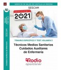 CUIDADOS AUXILIARES DE ENFERMERIA SESCAM TEMARIO ESPECIFICO Y TEST VOL