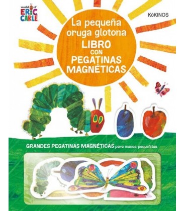PEQUEÑA ORUGA GLOTONA CON PEGATINAS MAGNETICAS