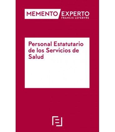 MEMENTO EXPERTO PERSONAL ESTATUTARIO DE LOS SERVICIOS DE SALUD