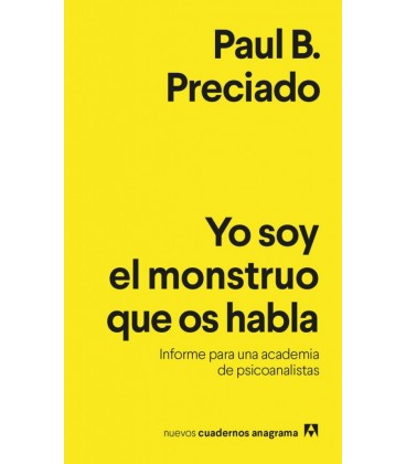 YO SOY EL MONSTRUO QUE OS HABLA