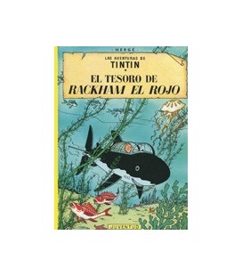 TINTIN 12 TESORO DE RACKHAM EL ROJO CARTONE