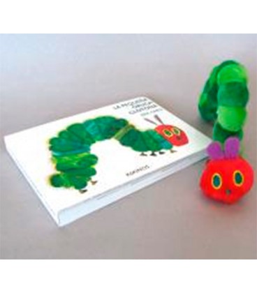 PEQUEÑA ORUGA GLOTONA MINI CON PELUCHE