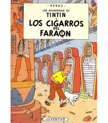TINTIN RUSTICA LOS CIGARROS DEL FARAON