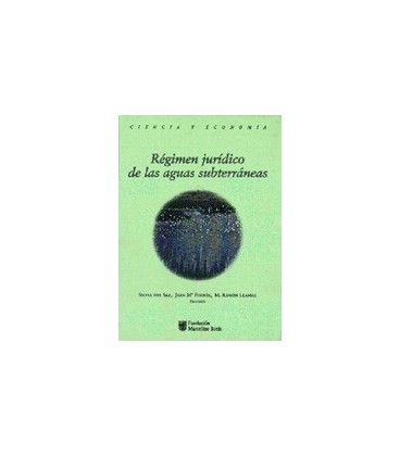 REGIMEN JURIDICO AGUAS SUBTERRANEAS