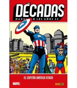 DECADAS MARVEL EN LOS AÑOS 50 EL CAPITAN AMERICA ATACA