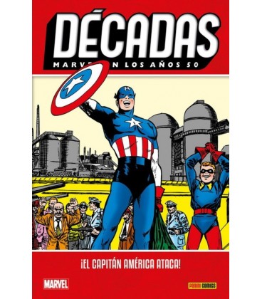 DECADAS MARVEL EN LOS AÑOS 50 EL CAPITAN AMERICA ATACA