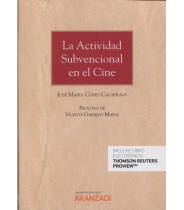 ACTIVIDAD SUBVENCIONAL EN EL CINE
