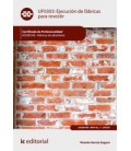 EJECUCION DE FABRICAS PARA REVESTIR. EOCB0108 - FABRICAS DE ALBANILERI
