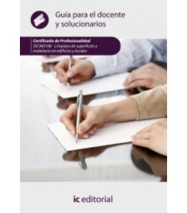 GUIA PARA EL DOCENTE Y SOLUCIONARIOS SSCM0108 LIMPIEZA DE SUPERFICIES