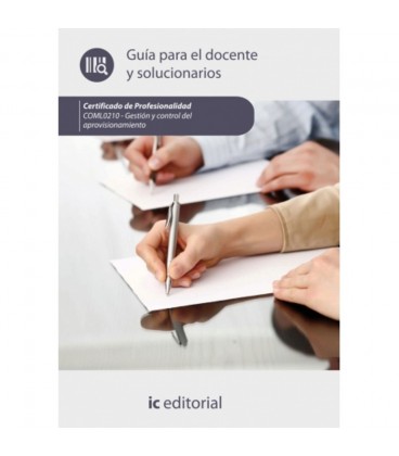 GUIA PARA EL DOCENTE Y SOLUCIONARIOS GESTION Y CONTROL APROVISIONAMIEN