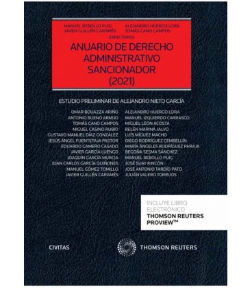 ANUARIO DE DERECHO ADMINISTRATIVO SANCIONADOR 2021 (PAPEL + E-BOOK)