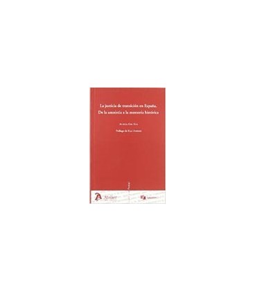 JUSTICIA DE TRANSICION EN ESPAÑA