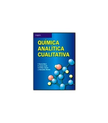QUIMICA ANALITICA CUALITATIVA