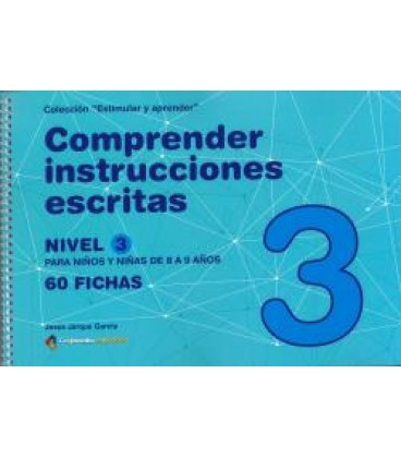 COMPRENDER INSTRUCCIONES ESCRITAS NIVEL 3