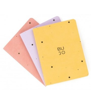 CUADERNOS POCKET JOURNALS SUNSHINE (SET 3 UDS)