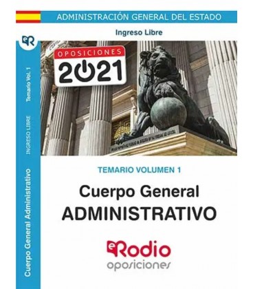 CUERPO GENERAL ADMINISTRATIVO. ADMINISTRACION DEL ESTADO TEMARIO 01