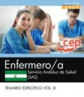 ENFERMERO/A SERVICIO ANDALUZ DE SALUD SAS TEMARIO ESPEC III