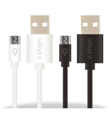 CABLE BLANCO 1 METRO MICRO USB-1.5A ANDROID