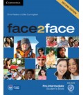 FACE2FACE PRE-INTERMEDIATE STUDENT S BOOK WITH DVD-ROM 2ND EDITION