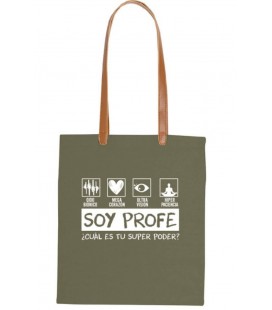 BOLSO DE TELA SOY PROFE