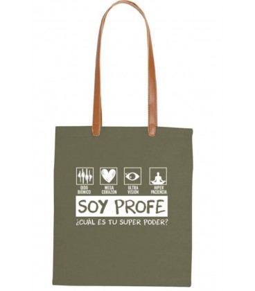 BOLSO DE TELA SOY PROFE
