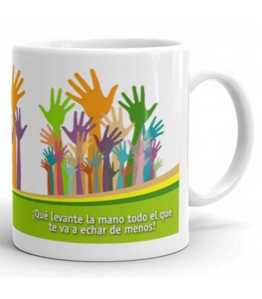 TAZA DESPEDIDA MANOS