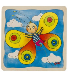 PUZZLE DE CAPAS LA MARIPOSA