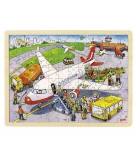 PUZZLE EN EL AEROPUERTO (96 PIEZAS)