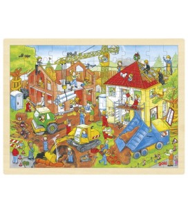 PUZZLE CONSTRUCCION EDIFICIOS (96 PIEZAS)