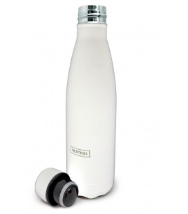 BOTELLA TERMO INOX 500 ML BLANCA