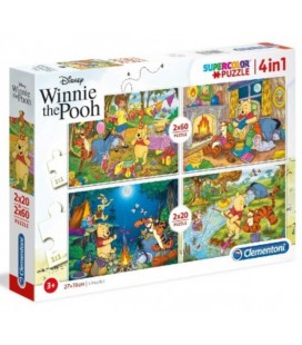 PUZZLE 2 X 20 Y 2 X 60 PIEZAS DISNEY WINNIE THE POOH