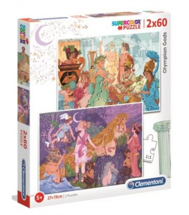 PUZZLE 2 X 60 PIEZAS DIOSES DEL OLIMPO