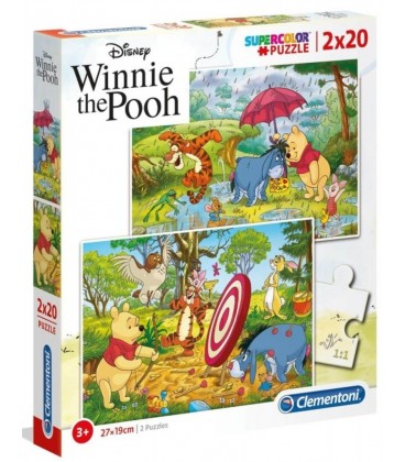 PUZZLE 2 X 20 PIEZAS DISNEY WINNIE THE POOH