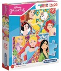 PUZZLE 2 X 20 PIEZAS DISNEY PRINCESS