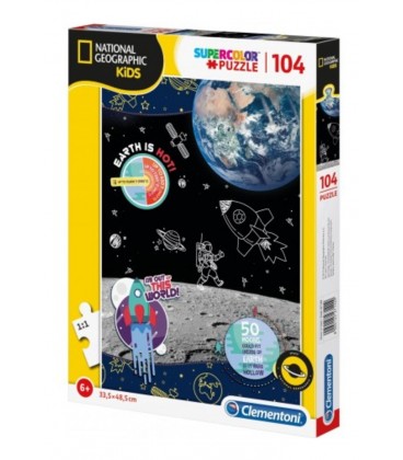 PUZZLE NATIONAL GEOGRAPHIC SPACE EXPLORER 104 PIEZAS