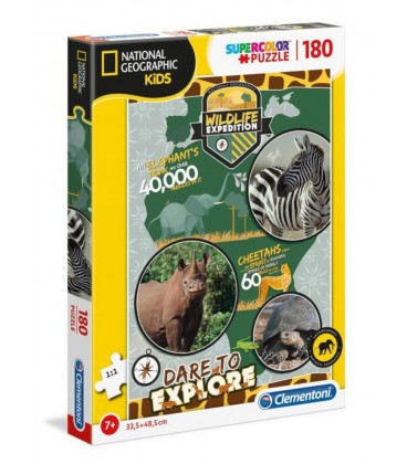 PUZZLE NATIONAL GEOGRAPHIC VIDA SALVAJE 180 PIEZAS