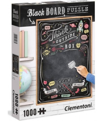 PUZZLE BLACKBOARD THINK OUTSIDE THE BOX 1000 PIEZAS
