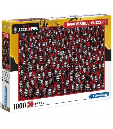 PUZZLE CASA DE PAPEL IMPOSSIBLE PUZZLE 1000 PIEZAS