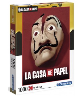 PUZZLE CASA DE PAPEL MASCARA 1000 PIEZAS