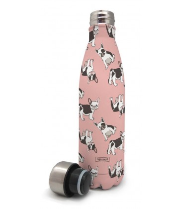 BOTELLA TERMO INOX 500 ML PERROS