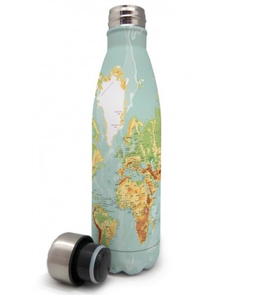 BOTELLA TERMO INOX 500 ML MAPA