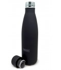 BOTELLA TERMO INOX 500 ML NEGRA