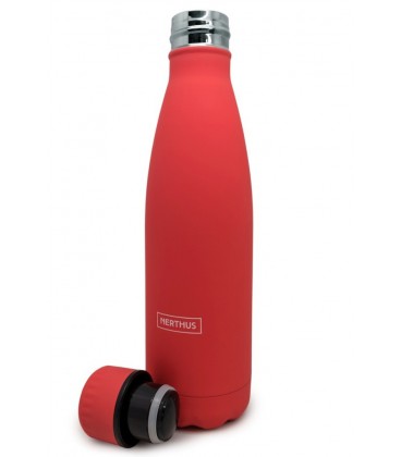 BOTELLA TERMO INOX 500 ML CORAL