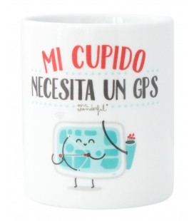 TAZA MI CUPIDO NECESITA UN GPS