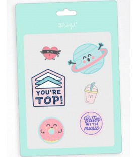 EXTRAS PARA PERSONALIZAR TU MOCHILA YOU RE TOP (ENG)