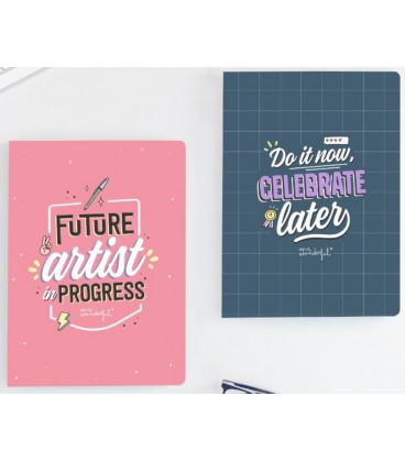 LIBRETAS A5 DO IT NOW CELEBRATE (SET 2 UNIDADES)