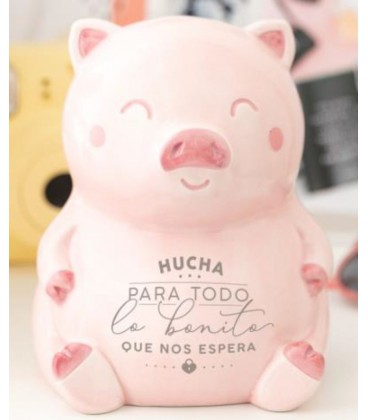 HUCHA CERDITO PARA TODO LO BONITO QUE NOS ESPERA