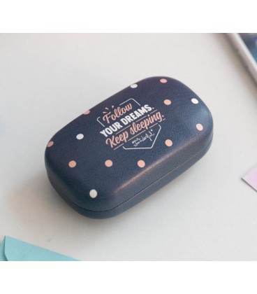 MINI HARD SHELL CASE FOLLOW YOUR DREAMS KEEP SLEEPING