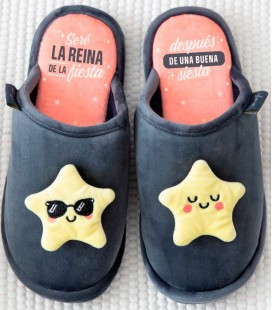 ZAPATILLAS DE CASA T 33 35 SERE LA REINA DE LA FIESTA